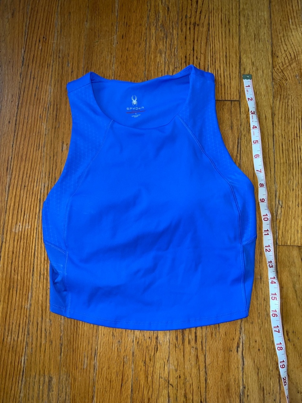 Spyder Royal Blue Athletic Crop Tank Top